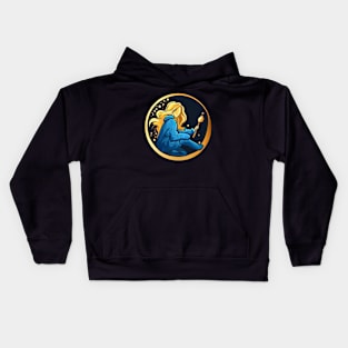 Merlyn the Artist Kids Hoodie